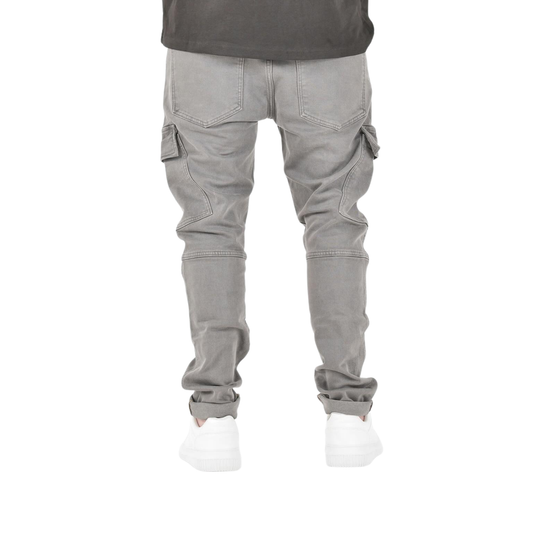 Men's Smokey Grey Cargo Jeans