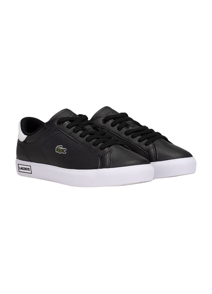 Men's Lacoste Power Court Black Sneakers