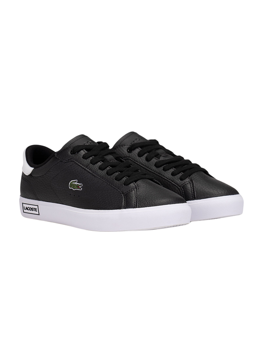 Men's Lacoste Power Court Black Sneakers