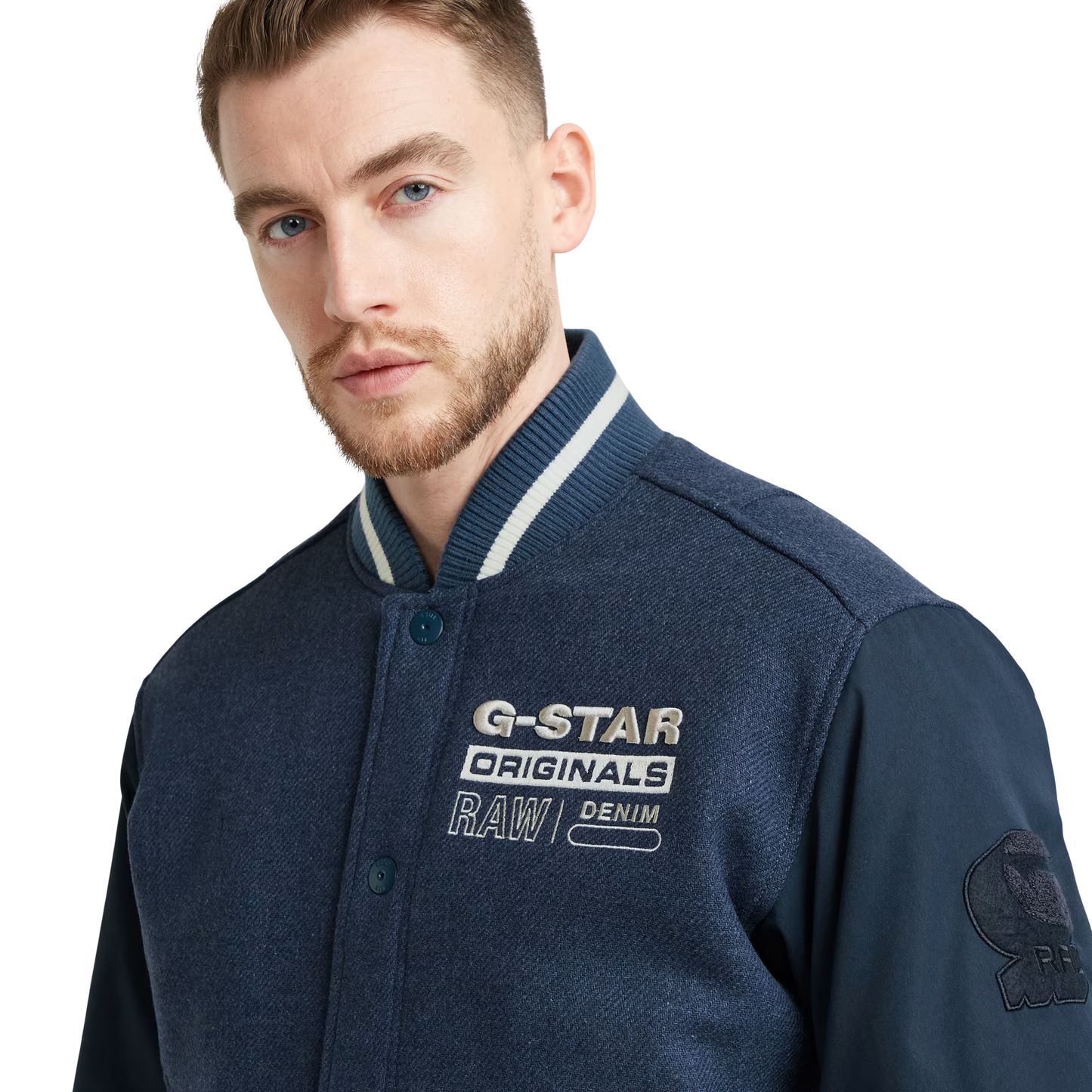 Men's Varsity Wool Bomber Jacket