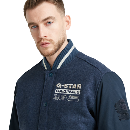 Men's Varsity Wool Bomber Jacket