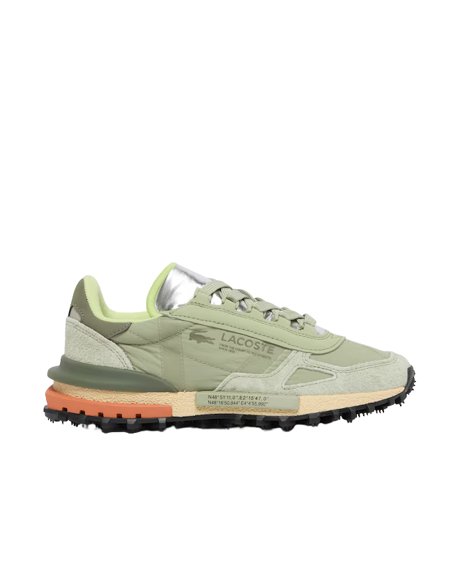 Women's Elite Active Green Lacoste Sneakers