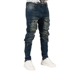 Men's Utility Cargo Denim Jeans