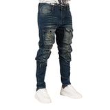 Men's Utility Cargo Denim Jeans