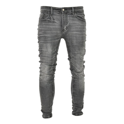 Men’s Charcoal Stacked Skinny Jeans