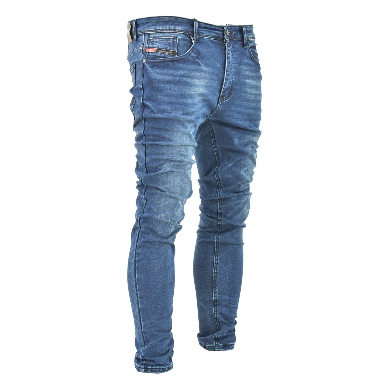 Men’s Slim Fit Washed Blue Jeans