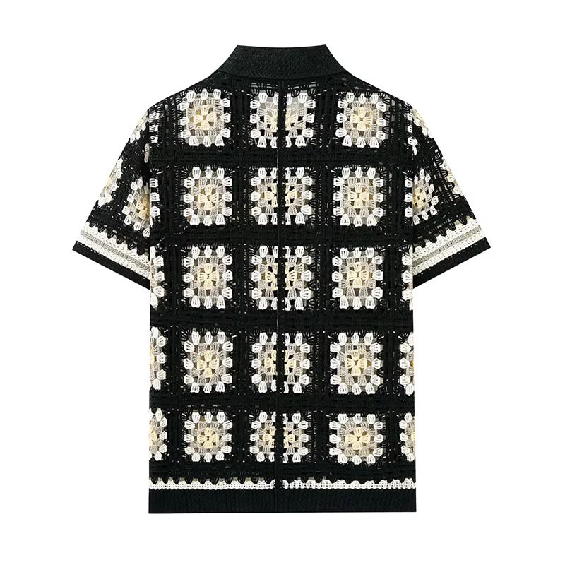 Men's Eclipse Crochet Shirt