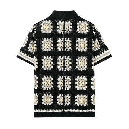 Men's Eclipse Crochet Shirt