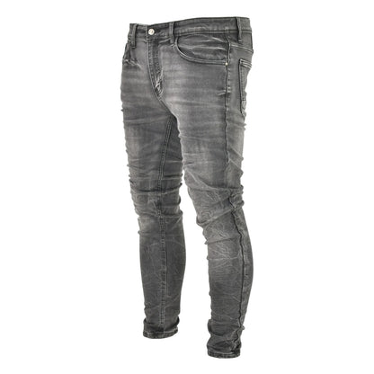 Men’s Charcoal Stacked Skinny Jeans