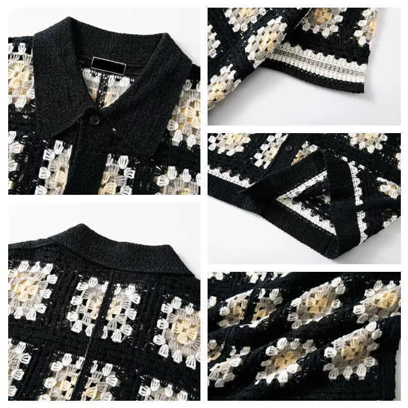Men's Eclipse Crochet Shirt