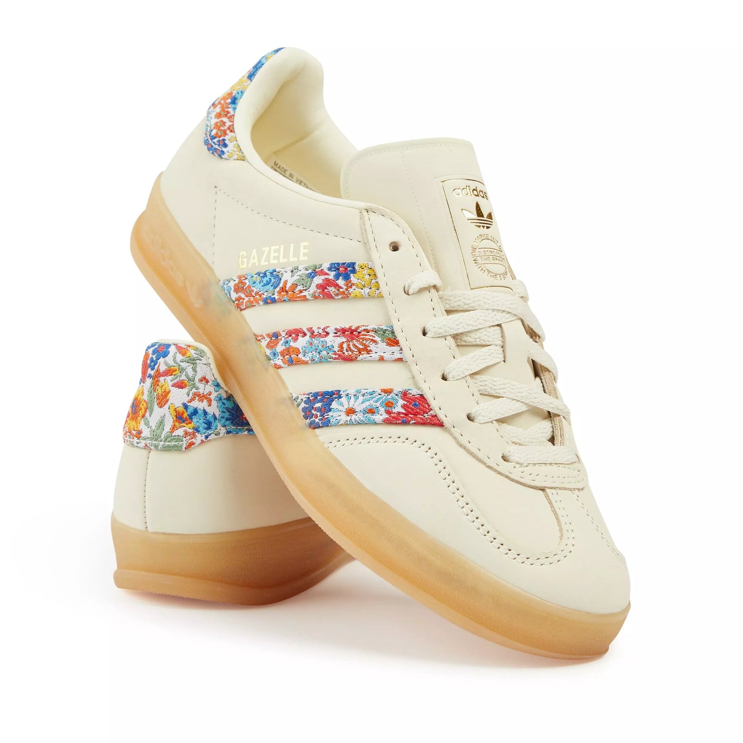 Adidas Cream Gazelle Indoor x Liberty London sneakers