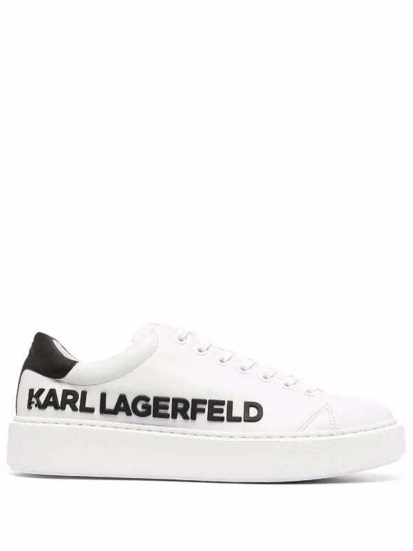  white Karl Lagerfeld Maxi Kup Sneakers
