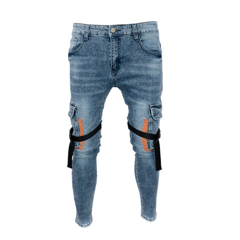 Men's side pocket denim jeans