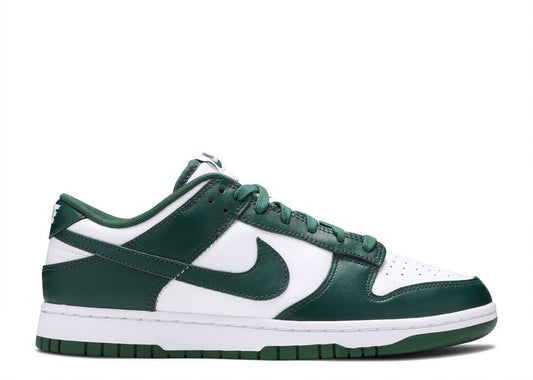 Green Nike dunk low shoes