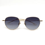 Round Classic Gold Frame Sunglasses