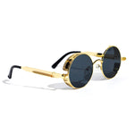 Gold Round frame Sunglasses